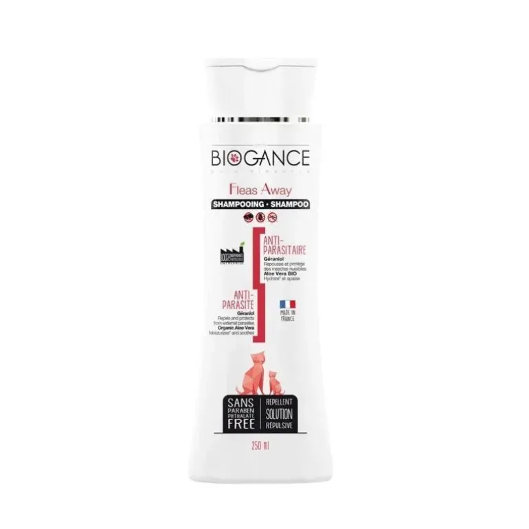 Biogance Fleas Away Shampoing Chat Antiparasitaire
