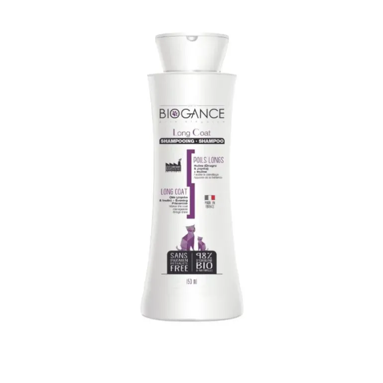 Biogance Long Coat Shampoing Chat Poils Longs