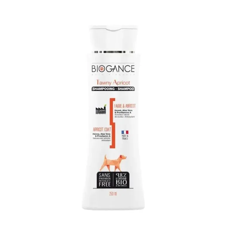 Biogance Tawny Apricot Shampoing Chien Poils Abricots