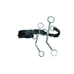 Jump'In Hackamore Cuir Branches Longues - Havane
