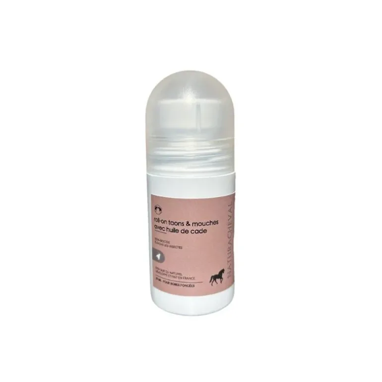 Natura Cheval Roll-on Taons et Mouches avec huile de cade (robes foncées)
