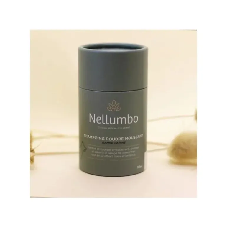 Nellumbo Shampoing Chien Poudre Moussant