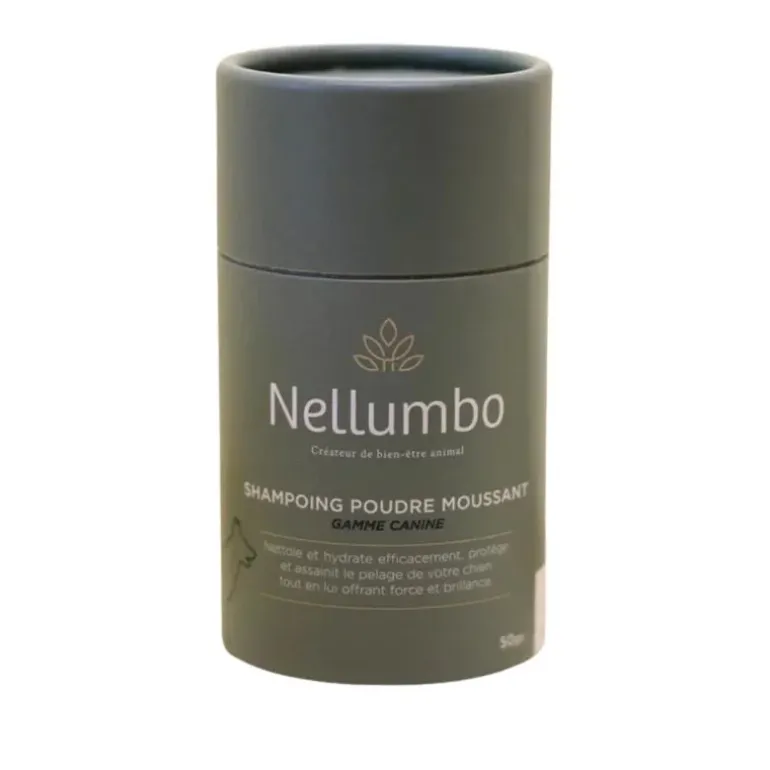 Nellumbo Shampoing Chien Poudre Moussant