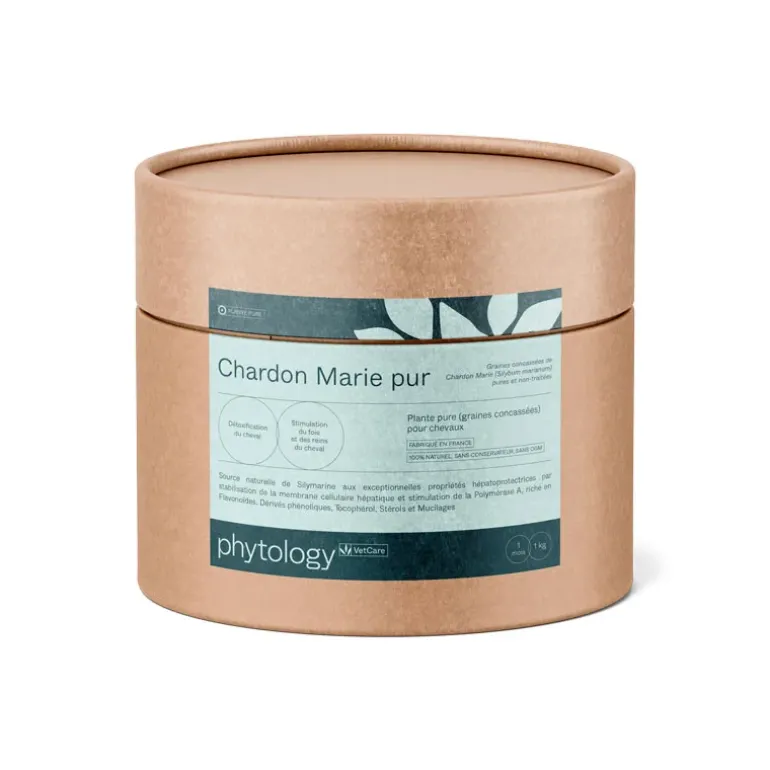 Phytology VetCare Chardon Marie pur Détox Cheval