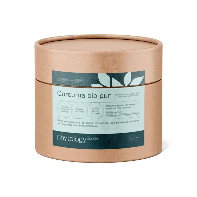 Phytology VetCare Curcuma pur Articulations et Digestion Cheval