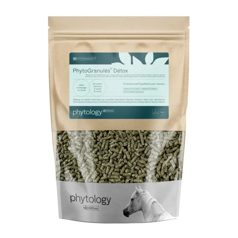 Phytology VetCare Mix Detox Granulés Cheval