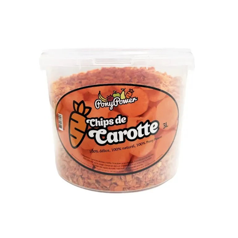 Pony Power Friandises Chips de Carotte