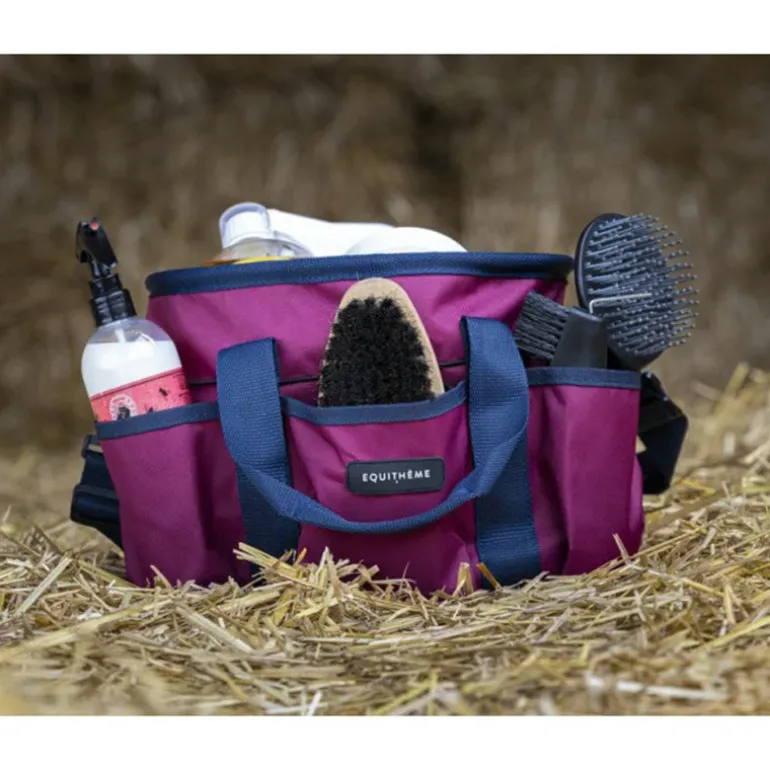 ÉQUITHÈME - Sac de Pansage - Bordeaux/Marine