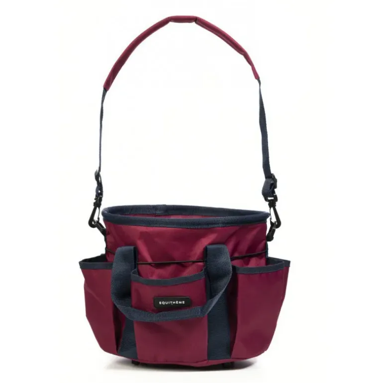 ÉQUITHÈME - Sac de Pansage - Bordeaux/Marine